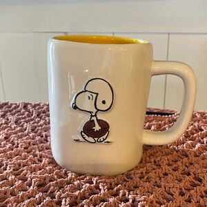 Rae Dunn Peanuts Mug with Cream Finish